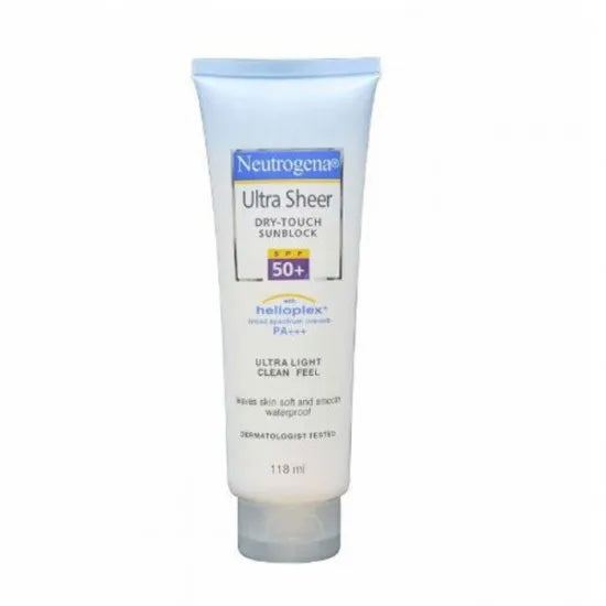 Neutrojena Sunblock Ultra Sheer Dry Touch Spf 50+ Original 118ml