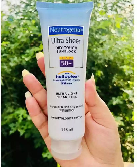 Neutrojena Sunblock Ultra Sheer Dry Touch Spf 50+ Original 118ml